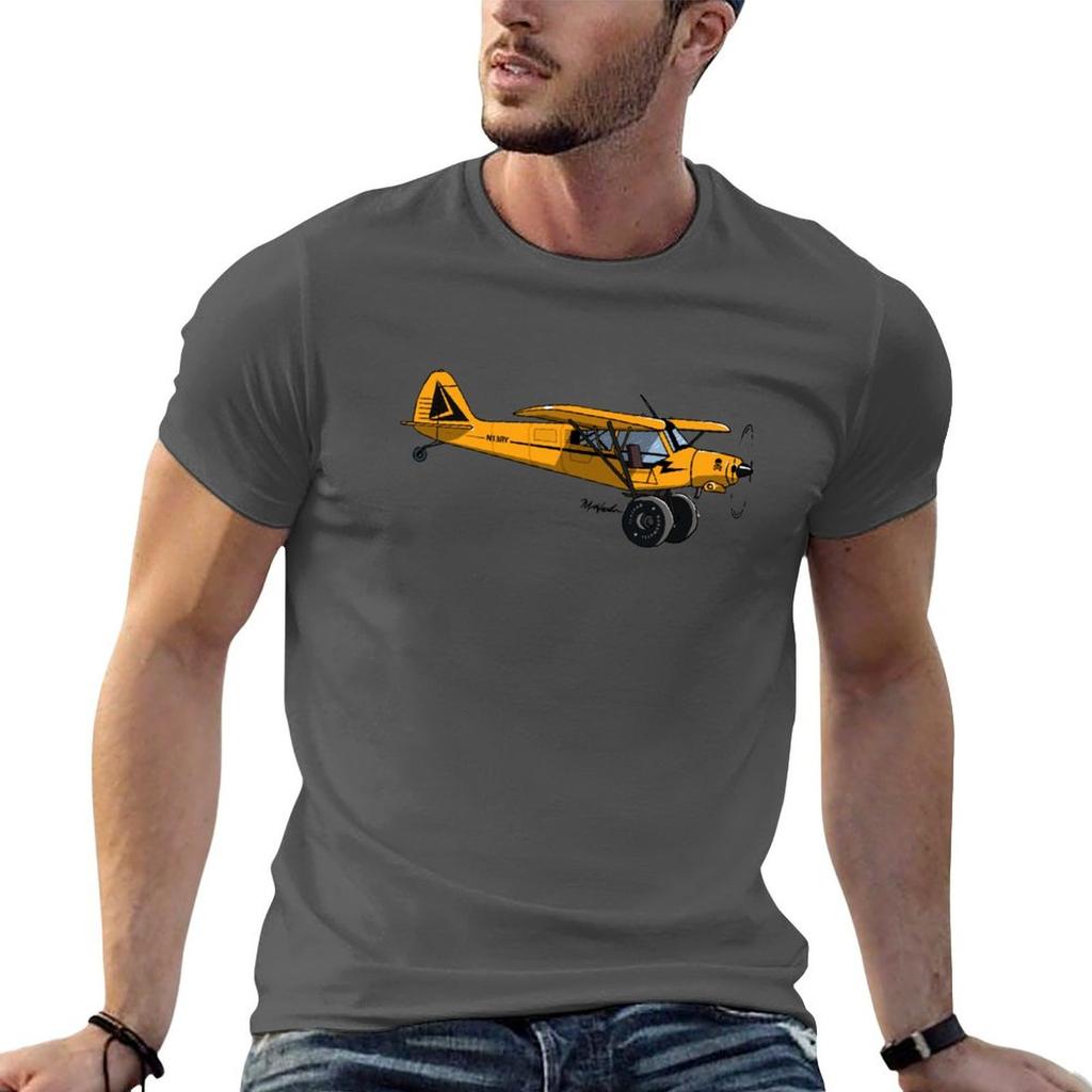 Pa 12 Piper Cub Gelbes T-Shirt T-Shirts Für Unisex Grafik-T-Shirts Unisex T-Shirts Für Unisex Anime T-Shirt T-Shirt