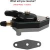 Outboard Fuel Pump with Gasket 18-7352 Fuel Pump 438556 433390 385784 Compatible with Johnson Evinrude 25-140HP Boat Motor Johnson/Evinrude 18-7352