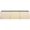 Ivory Plant Planter 290 X 100 X 75 Cm Galvanized Steel