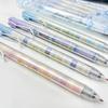 4pcs JK Girl Gel Pens Set Sweet Plaid 0.5mm Ballpoint Black Color Ink for Writing Office School
