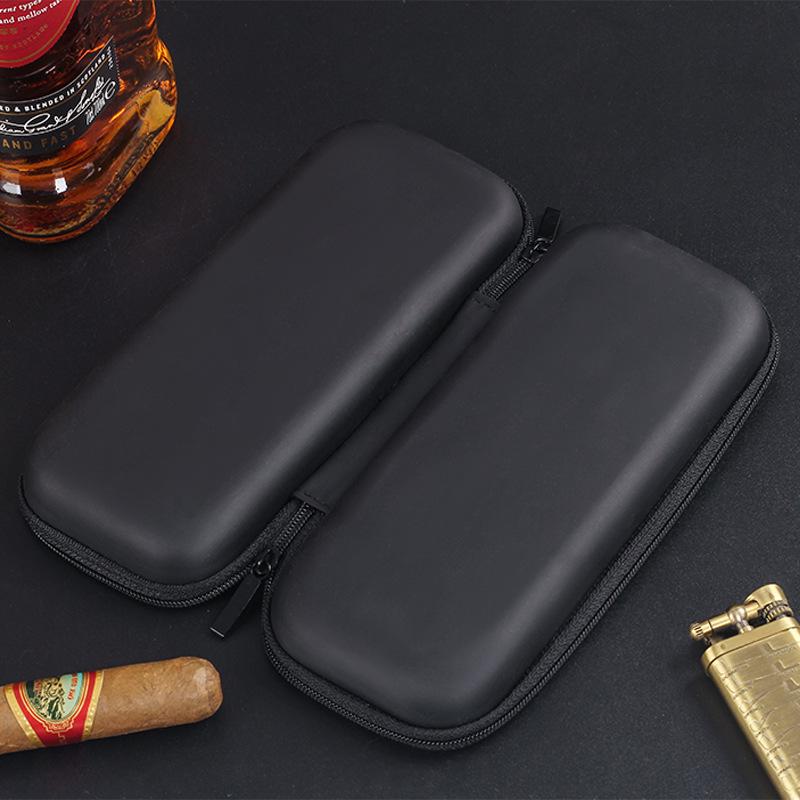 Men's Portable Cigar Case: 6-8 Piece Large Capacity Travel Storage Box