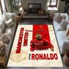 Manchester Customizable Name Floor Rug Office Rug Suitable for Dining Room Study room Hallway Decorate room Antislip Carpet Decorate Offices
