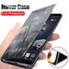 Poco-x3 Case Smart Mirror Stand Flip Cover pro Pocophone Poco X3 Pro Nfc Little X 3 Nfs Pocox3 Case Poxo Poko X 3 Coque Fundas