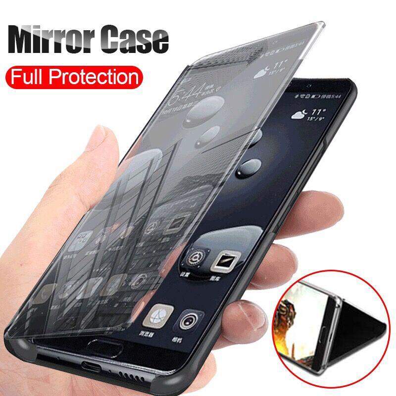 Poco-x3 Case Smart Mirror Stand Flip Cover pro Pocophone Poco X3 Pro Nfc Little X 3 Nfs Pocox3 Case Poxo Poko X 3 Coque Fundas