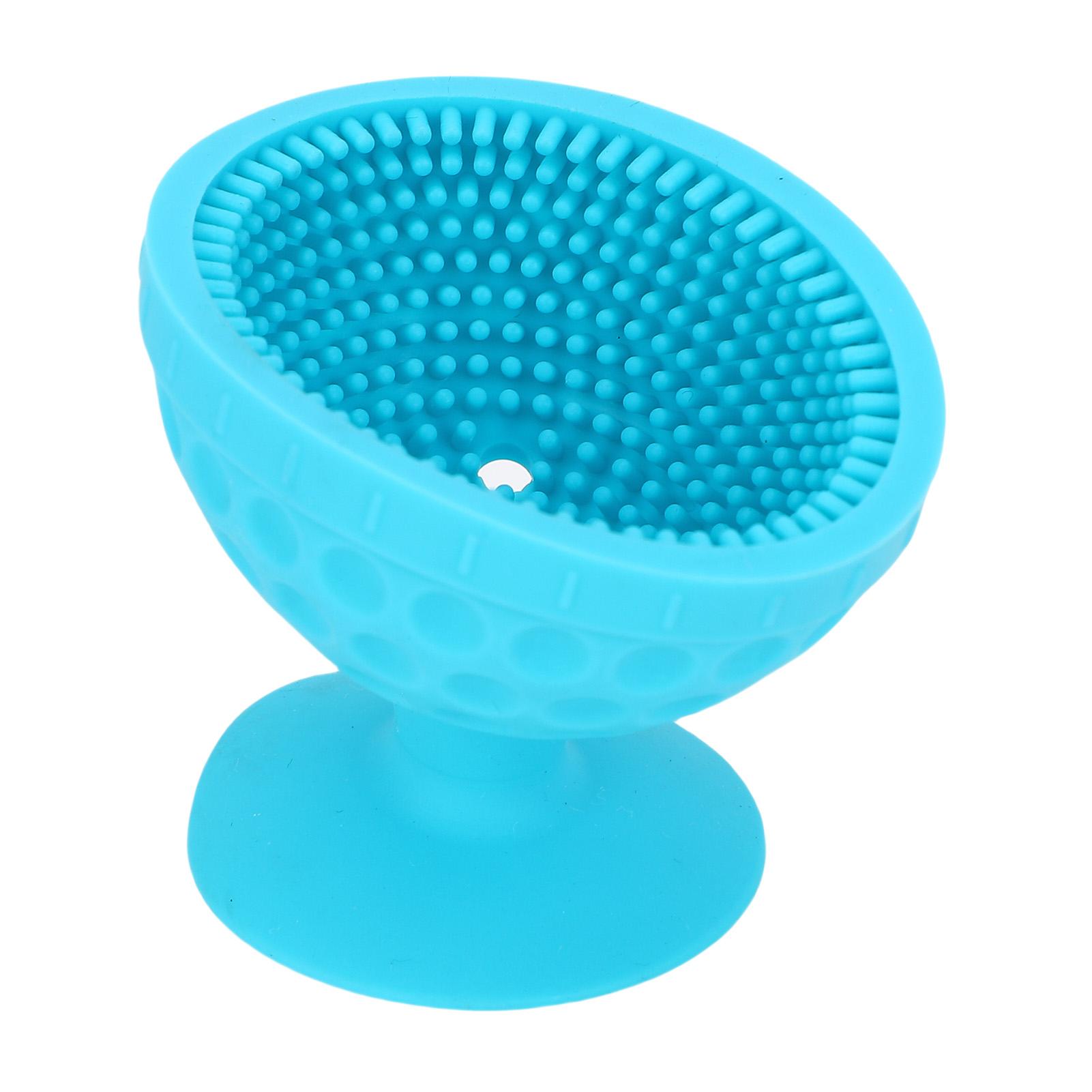 

Silicone Club Ball Scrub Brush Portable Effective Multifunctional Club Ball Cleaning Tool White синий