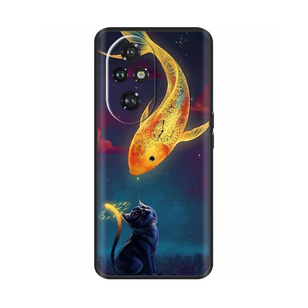 For Honor 200 Pro Case Soft Silicone Painted Phone Cover For Honor 200 Pro 200 Lite Honor200 Smart Cases Protective Back Cover