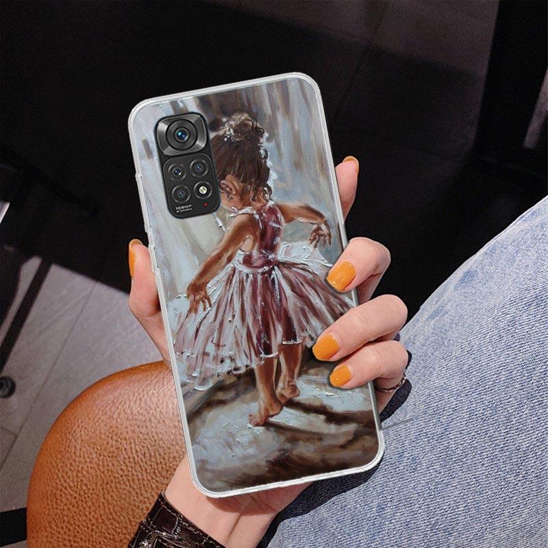 

Ballerina Ballet Dancing Phone Case For Xiaomi Redmi Note 15 14 13 12S 12 11 Pro Plus 14S 11S 11E 10 10S 11T 5G Personalized Cov Redmi Note 13 Pro 5G