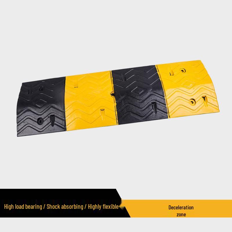 Heavy-Duty Rubber Speed Bump