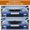 Dclwz1 VOOR SKODA OCTAVIA MK2 VOORBUMPER ROOSTER VRS STIJL HONINGRAAT GAAS HOOGGLANS ZWART