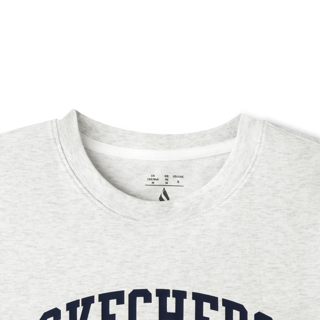 Skechers Knitted Breathable Round Neck Pullover Short Sleeve Quick Dry T-Shirt Women Tops L226W051-0248