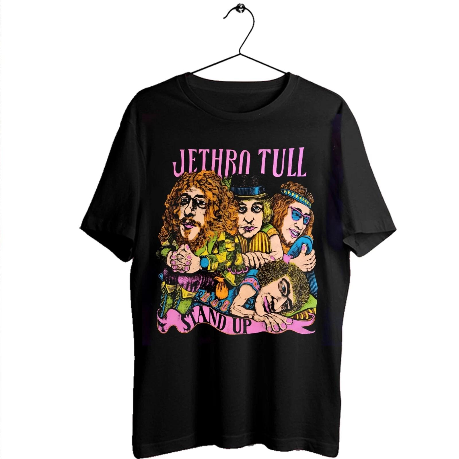 Classic Jethro Tull Band Shirt Hot Black All Size T-Shirt XXL