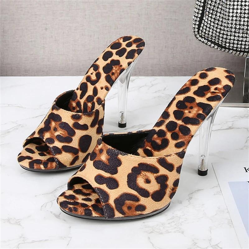 Fashion Eilyken Street Style Peep Toe Crystal Thin High Heels Women Slippers Sexy Party Wedding Prom Candy Color Female Shoes