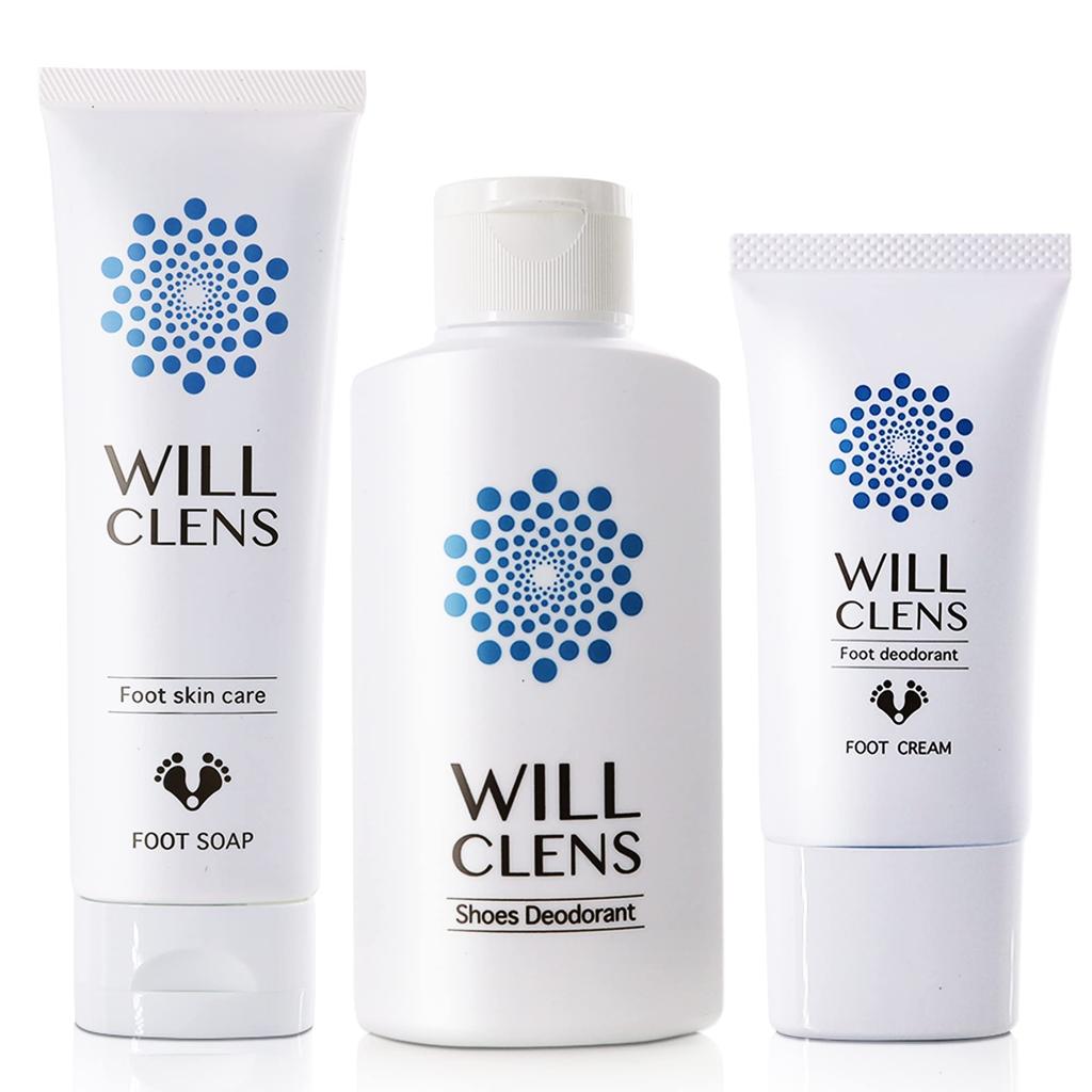 Will Cleanse Foot Cream Deodorizing 30g Soap 80g Powder (Cream + + 55g)