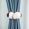 Yousheng 1 Pc Christmas Curtain Buckle Santa Snowman Curtain Tiebacks Cartoon Doll Curtain Holdback Fastener for Home Window Decoration