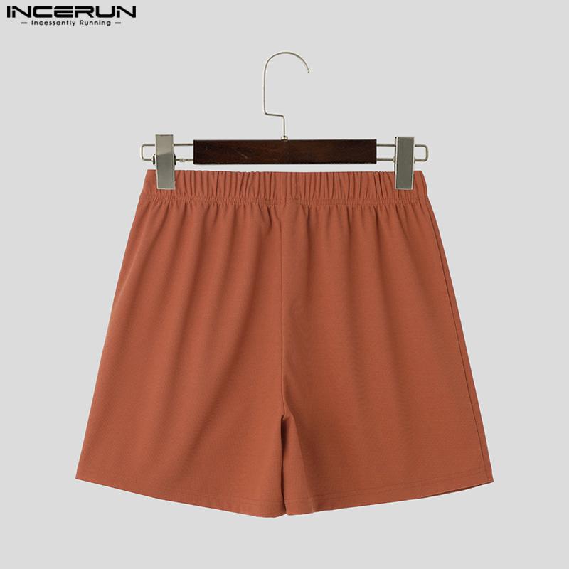 INCERUN Two Pieces Oversized Men Summer Short Sleeve T-Shirts and Loose Shorts Outfits Sets