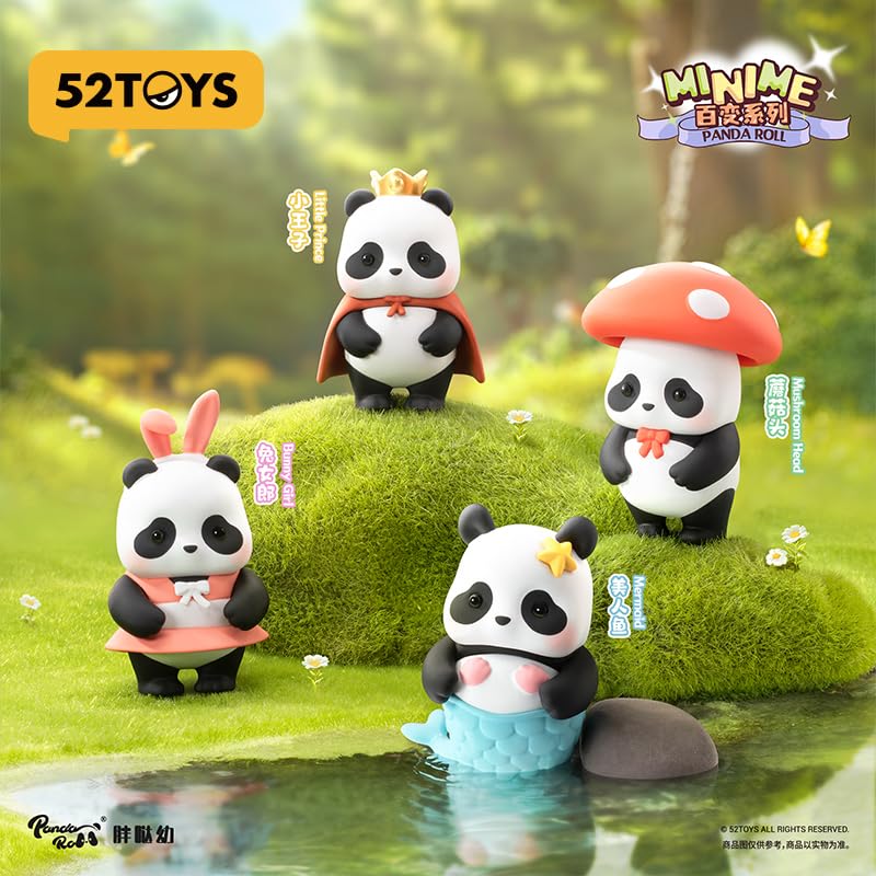 52TOYS BLINDBOX Panda Roll Mini Me Dress-Up Series 20-Piece Rebox