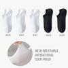 MiiOW Pure Cotton Short Sock Men Sport Non-Slip Invisible Ankle Sock Summer Anti Sweat Deodorant Breathable Business Dress Sock