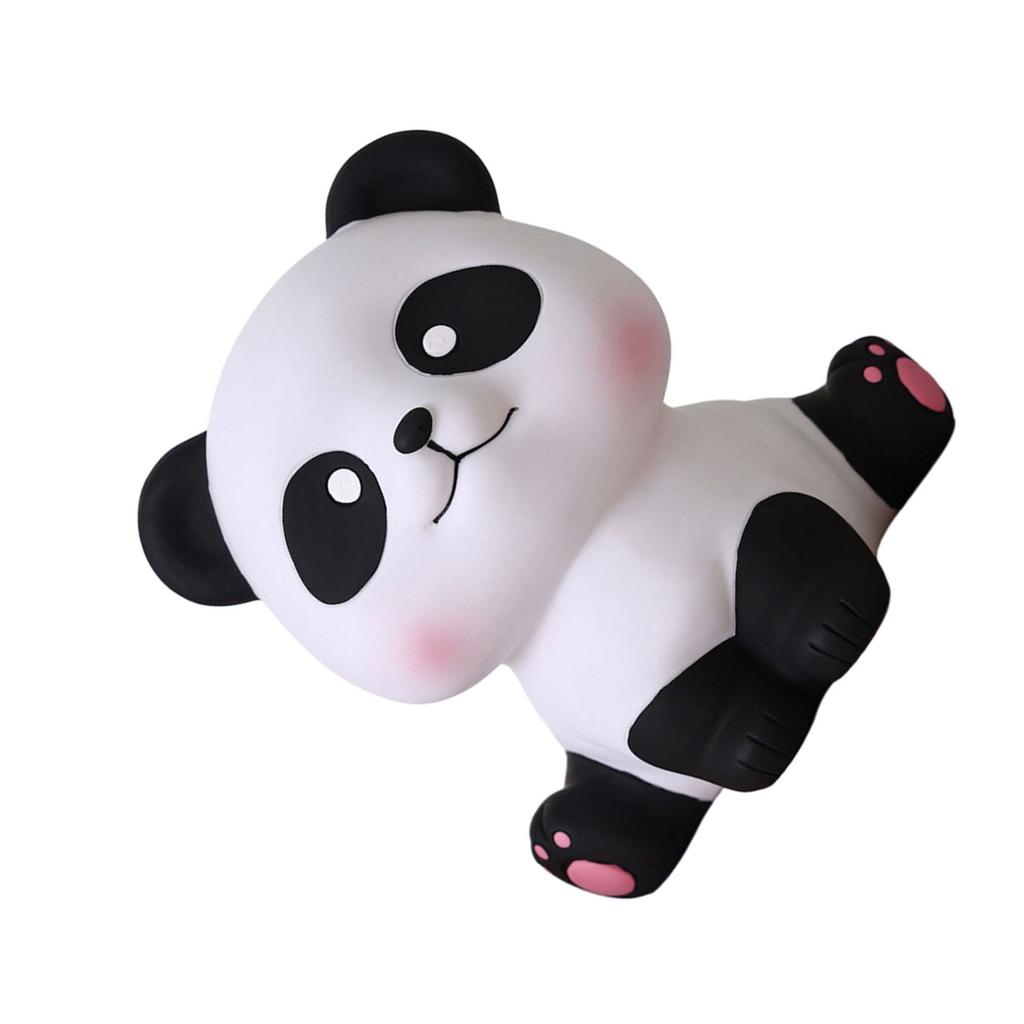 Coin Holder with Anti Fall Feature Convenient Money Storage Case Automatic Money Collection Box Panda Money Saving Jar