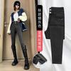 Jeans Women's Spring and Autumn New Season High Waist Thin Blue Small Tight Small Feet Slim Pencil Pants