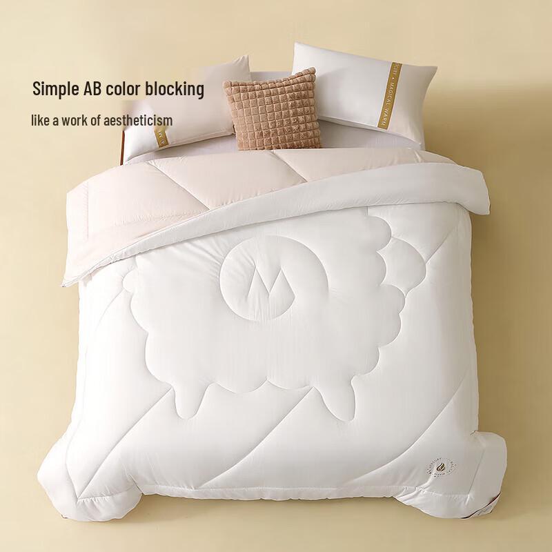 

Mercury Home Textiles Silk Blend Anti-bacterial Wool Winter Quilt