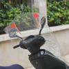 Winddichte, transparente PVC-Windschutzscheibe für Elektromotorräder zum Schutz vor Regen und Kälte