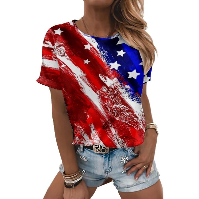 USA National Flag 3D printed t shirt men women American Independence Day Graphic t-shirt casual Harajuku tshirt tops