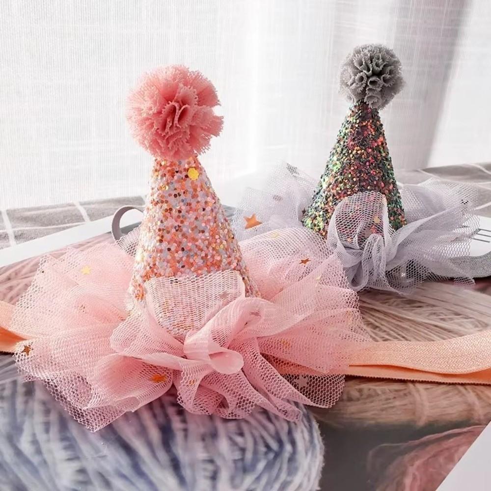 Hair Accessories Lace Headband Colorful Birthday Party Headband  Birthday Photoshoot