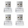 4 PCS Portable USB Ambient Light Plug-in USB Interface Atmosphere Lamp  Vehicle Use