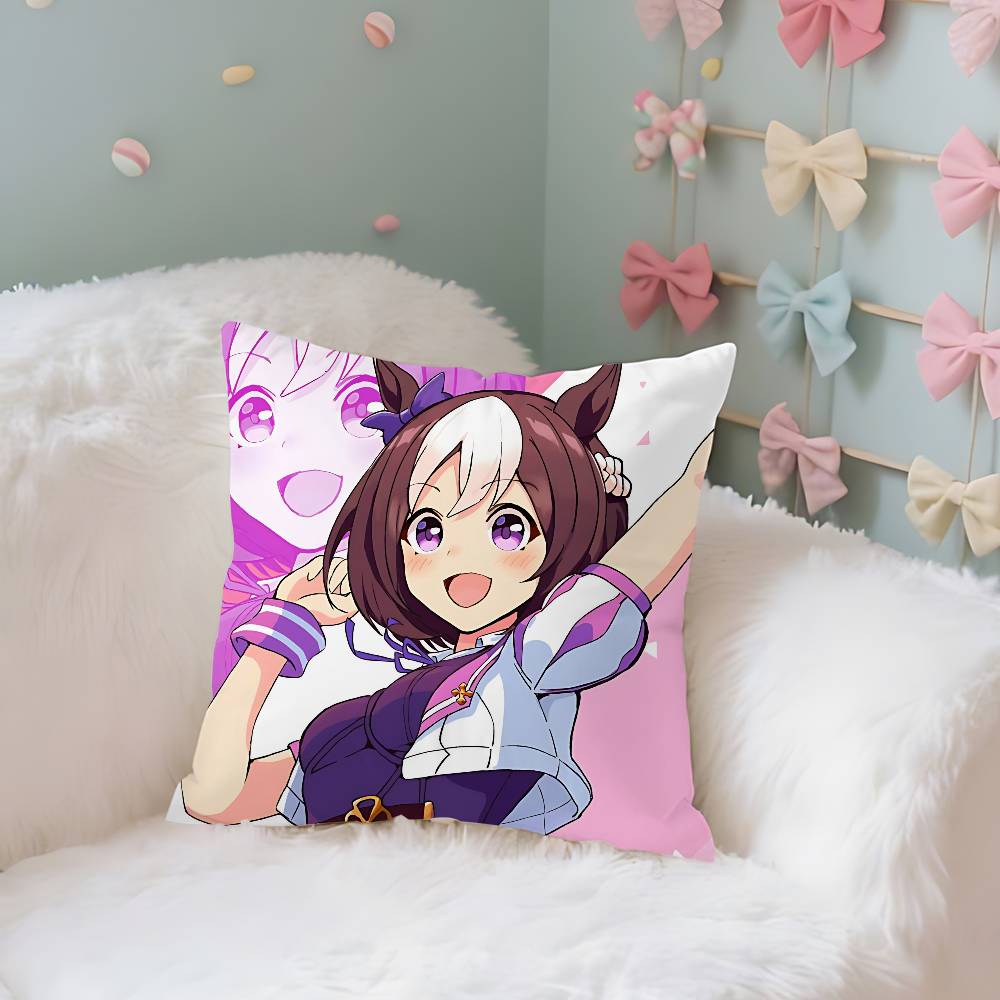 

Cute SspecialsweekS Case Plush Fabric Soft Pillowcase Double Sided Print Cushion Cover Household Gifts 40x40CM(16x16in)