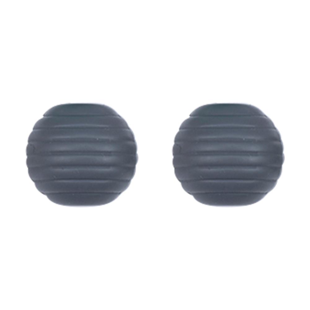 Kovict 25Pcs Threaded Silicone Beads 15mm Round Beehive Spiral Beads DIY Bracelet Necklace Accessories For Jewelry Marking