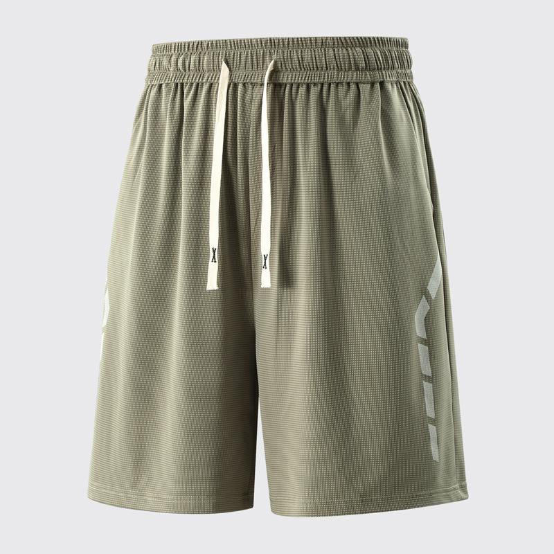 Men's Plus Size Quick Dry Athletic Shorts, Breathable Elastic Waist Sport Pants (5XL-12XL)