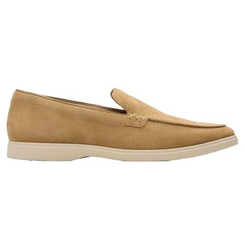 Clarks Mens Torford Venetian Suede Loafers