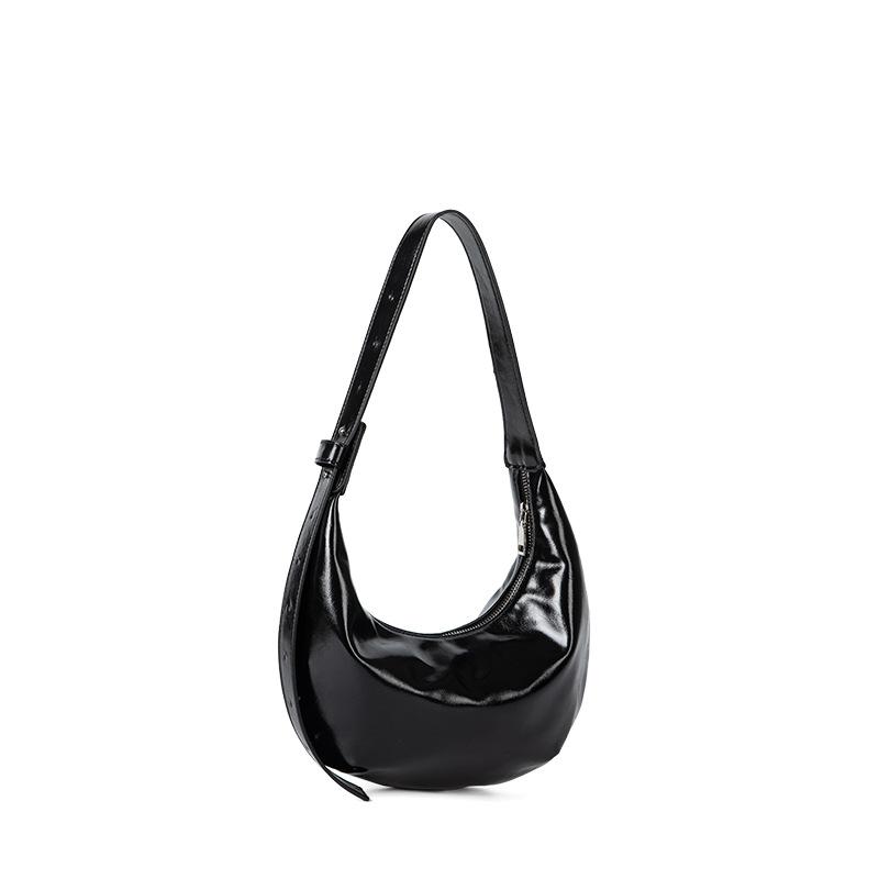 Fashion All-in-one Dumpling Bag Female Minority Commuter Underarm Bag High-grade Pu Solid Color Hand Bill Shoulder Bag
