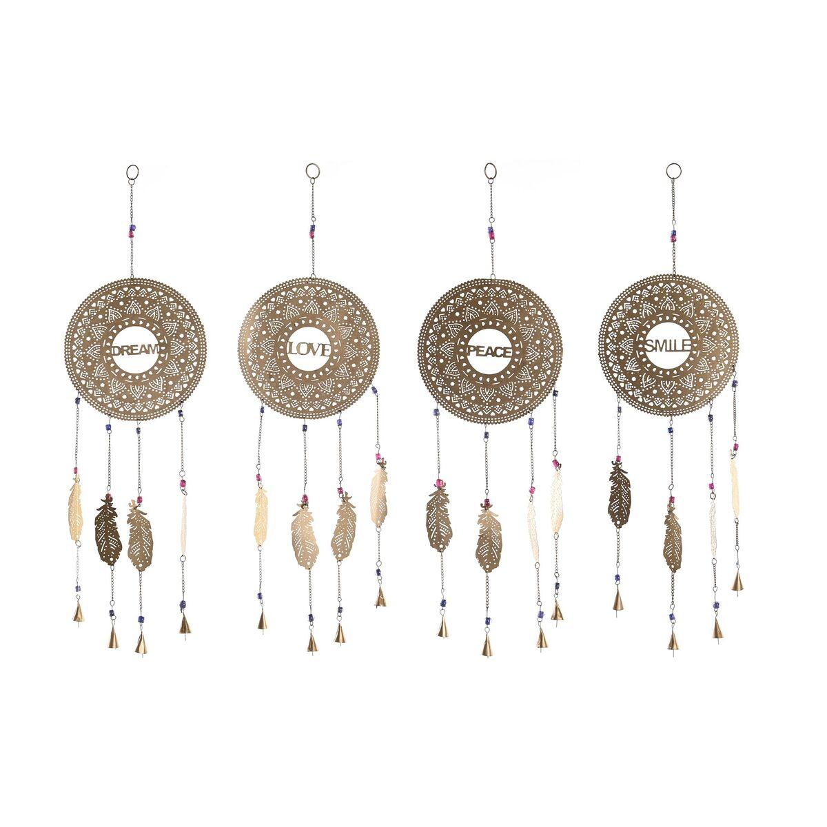 

Декоративная статуэтка DKD Home Decor Gold Feathers 25 x 1 x 77 см TU прозрачный
