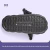 Black Kuromi Plush Cotton Slippers for Women - New Autumn/Winter 2024 Style, Thickened & Warm.
