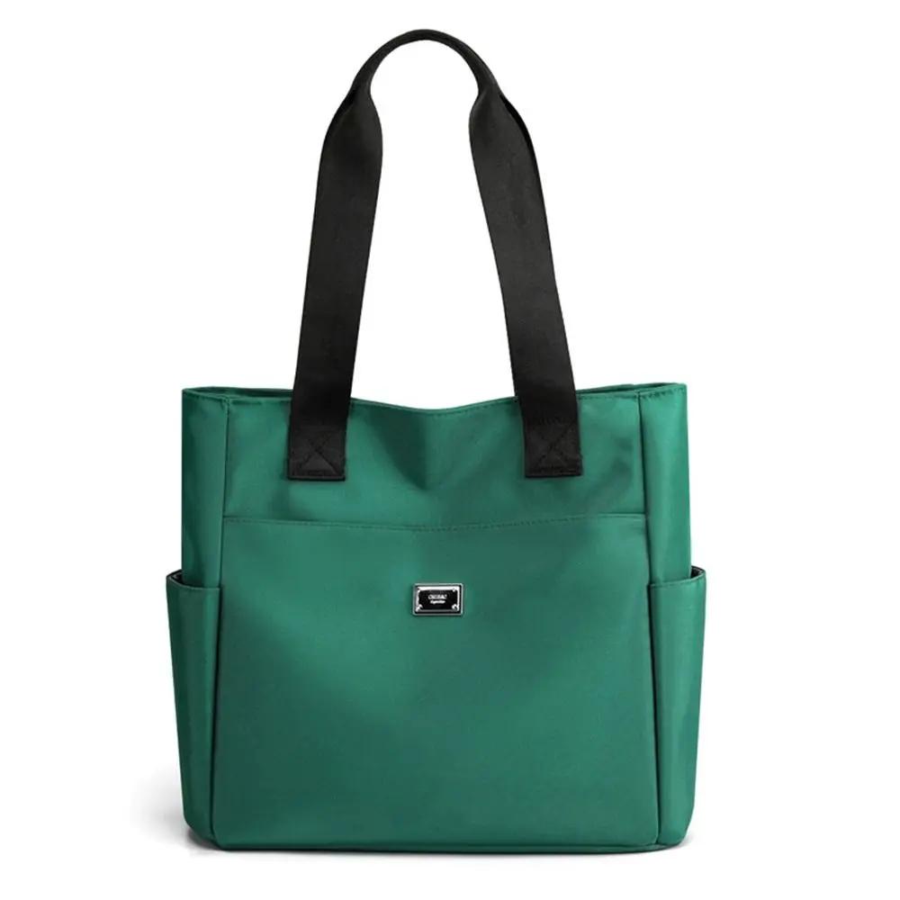 Large Capacity Handbag Shoulder Bag Lightweight Waterproof Nylon Shoulder Bag Tote Bags For Work School