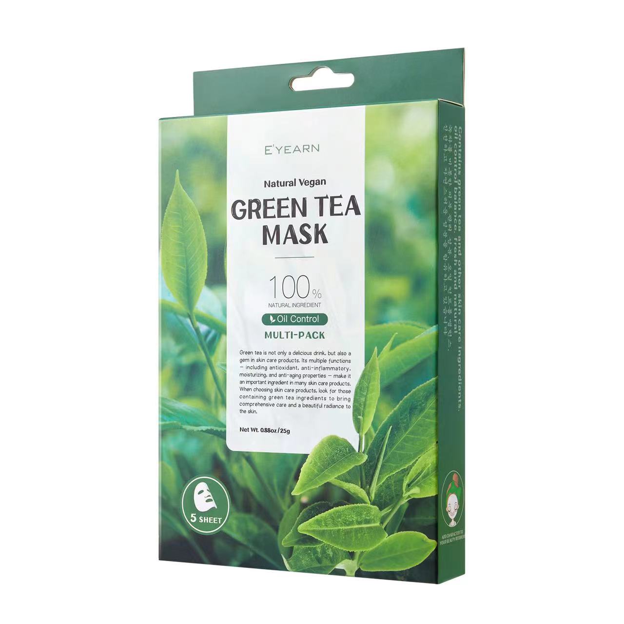 

Питательная маска для лица 5 шт. В коробке с корейскими ингредиентами Осветляющая фруктовая маска Тканевая маска для лица Органическая и натуральная нежная формула Увлажняющая маска для лица As the picture 5