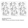6Pcs Dinosaur Wall Stickers, Self-Adhesive Wall Decals, Removable Cartoon Dinosaur Stickers, Peel And Stick Wall Decals for Bedroom Living Room