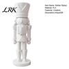 PLA Plastic Craft Decoration 3D Printed Nutcracker Soldier Statue, Geometric Minimalist Figurine for Desk Nordic Style Home Accents Shelf, DIY