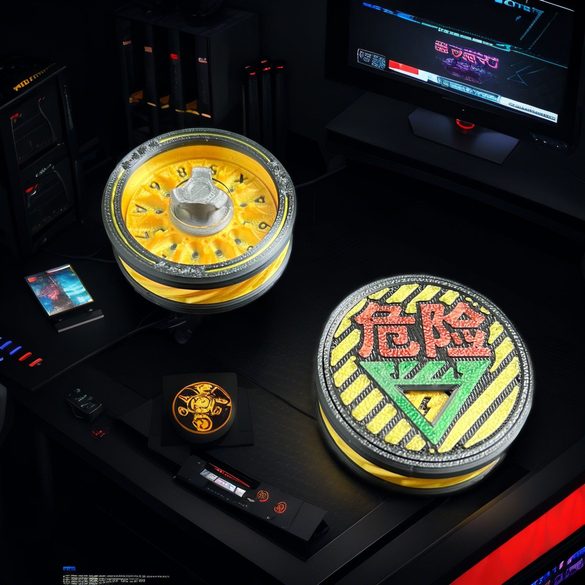 

Roulette Turntable Dice Fidgeting Roller Spinner Party Game Workspace Table Toys Spinning Top Tip Gyro Edc Stress Ease Anti Anxiety