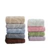 Multi-Functional Plush Jacquard Coral Fleece Blanket - Solid Color, Customizable for Office or Home Use