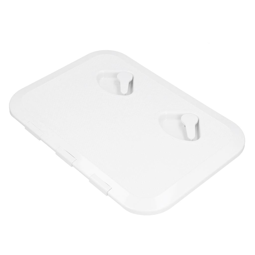 Deck Access Hatch Inspection Cover UVResistant with Lock for Marine Boat 1714x1238in(White )