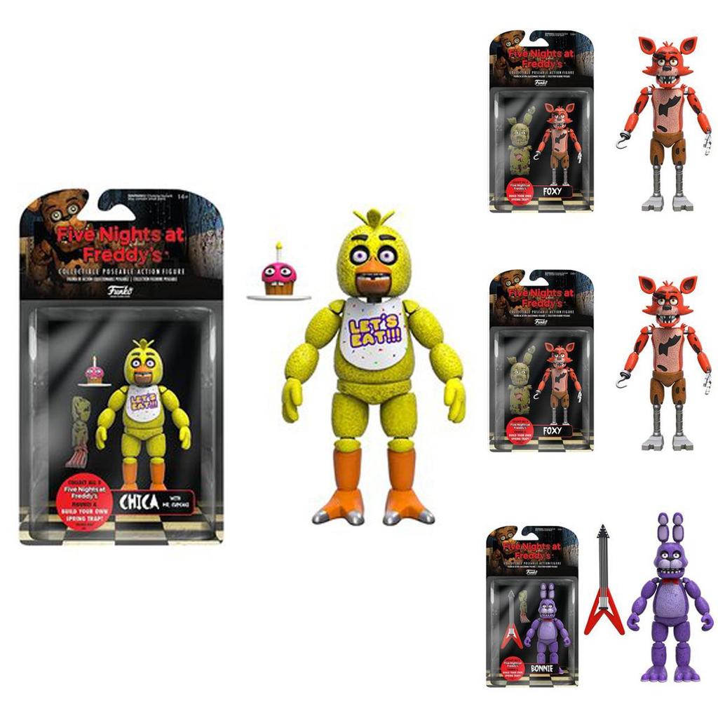 Delightful Fnaf Five Nights At Freddy's Action Figure Golden Freddy For Decor