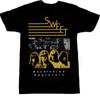 T-shirt nera unisex per tour album band dolce Tutte le taglie dalla S alla 5XL
