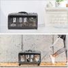 Portable Pet Trolley Case Detachable Universal Wheel Breathable Foldable Large Capacity Puppy Travel Bag Breathable Cat Carrier