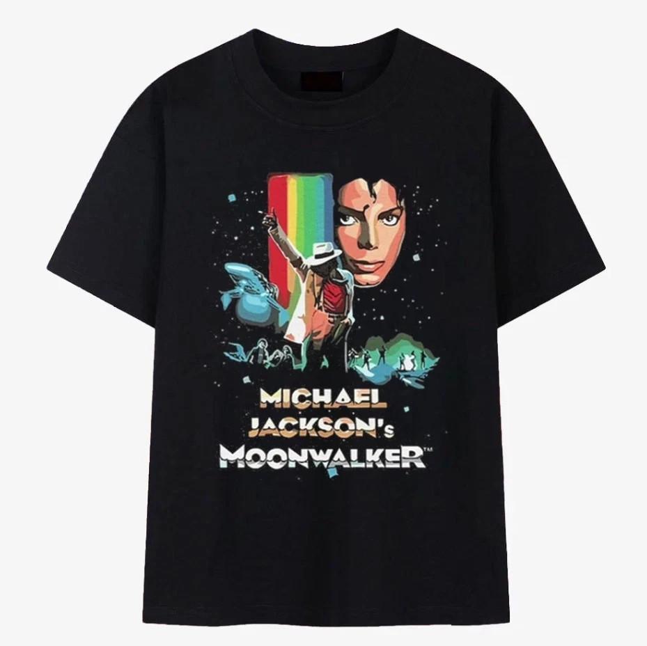 Michael Jackson T-Shirt, Moonwalker T Shirt Vintage Retro Unisex S-5XL