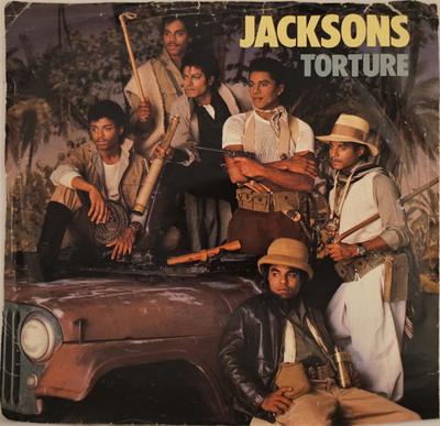 7-tums skiva JACKSONS - Torture 3404575 Epic 1984 Kanada Rock Begagnad