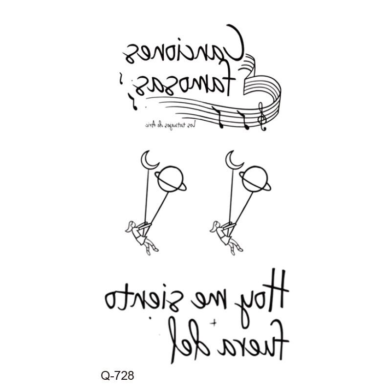 Waterproof Harajuku Korean Tattoo Decal Stickers