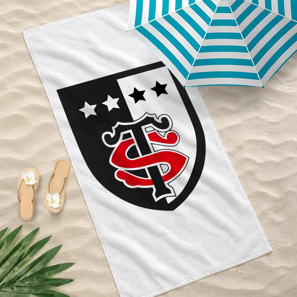 Rugby Club S-Stade Toulousain Towel Towel beach towel, quick drying absorbent bath towel for Swim,Gym,Camping,Outdoor hot