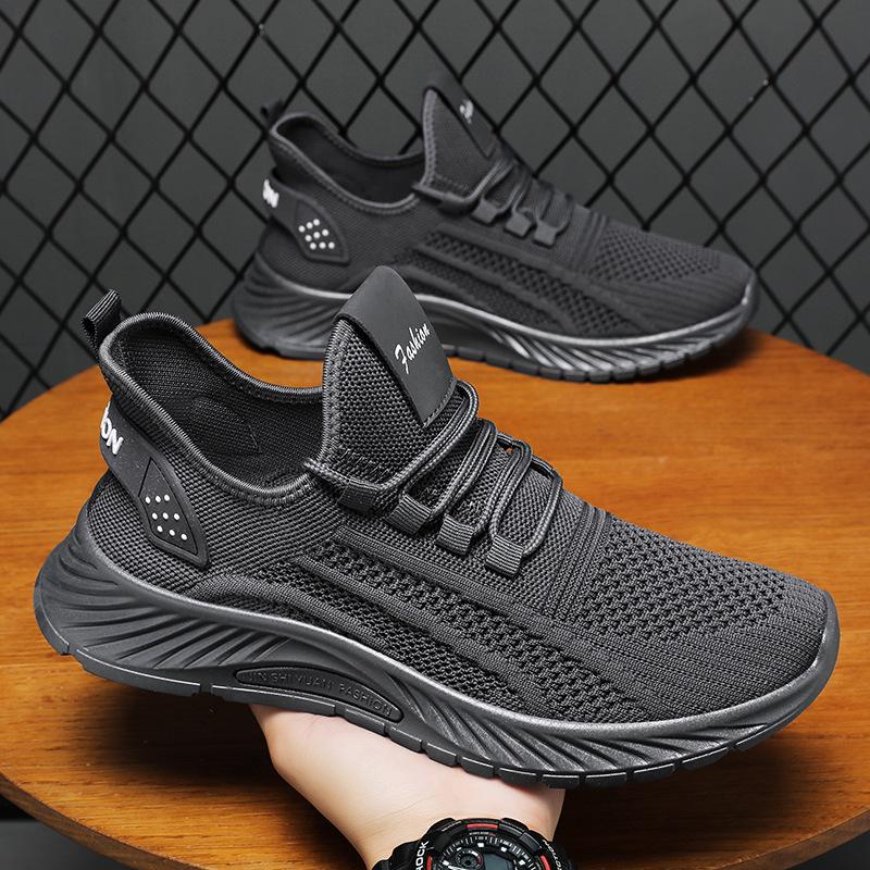 2025 Summer Flyknit Running Shoes: Trendy, Unisex Casual Sportswear
